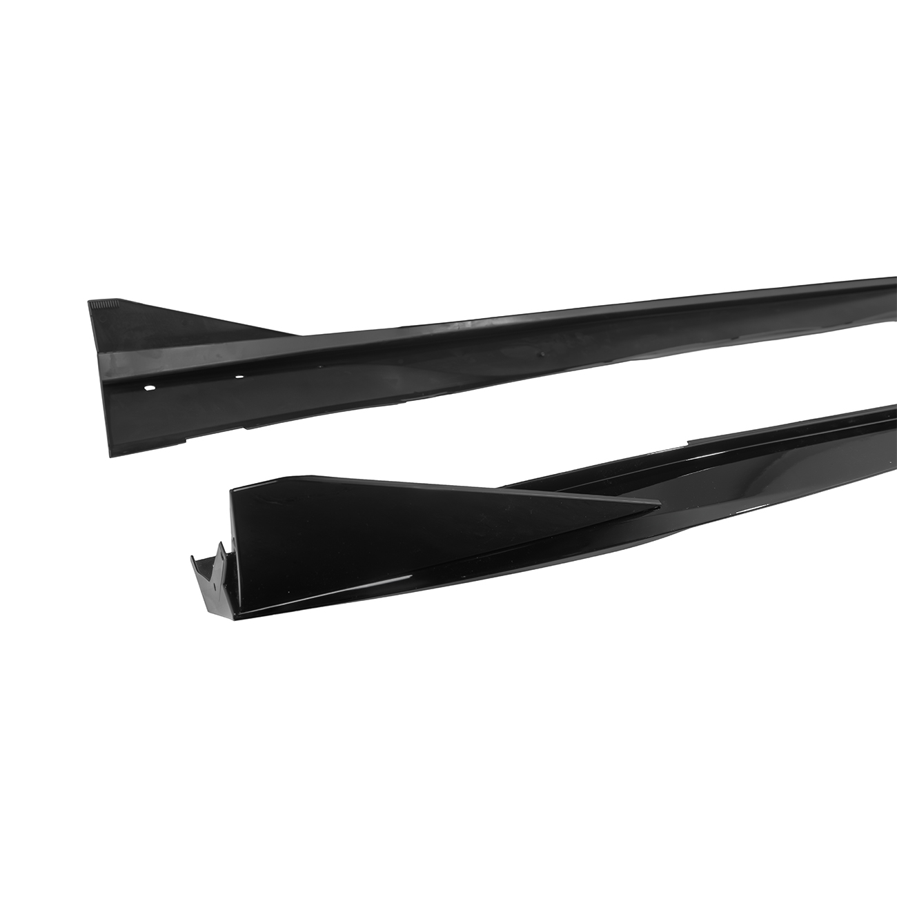2010-2015 Camaro LT LS SS Performance Track GLOSSY BLACK Side Skirts Rocker Panel