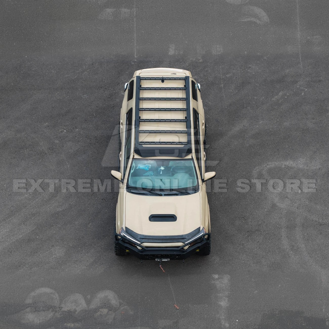 2010-24 Toyota 4Runner V2 Carbon Steel Black Top Roof Rack Cargo Carrier