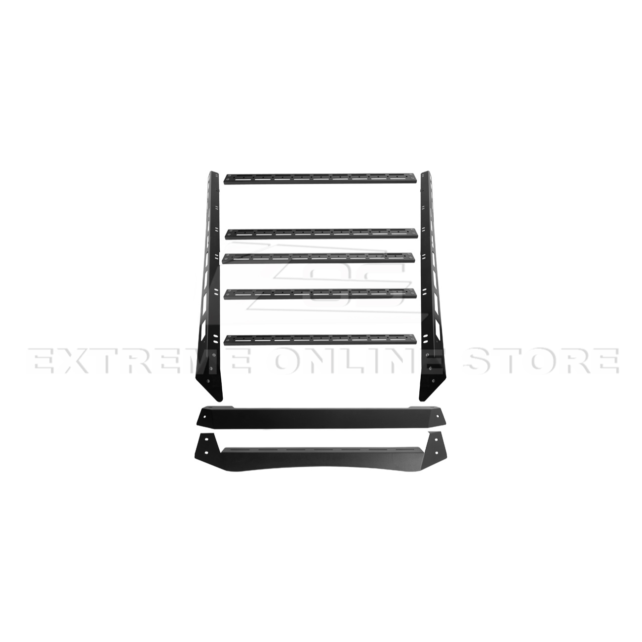 2010-24 Toyota 4Runner V2 Carbon Steel Black Top Roof Rack Cargo Carrier