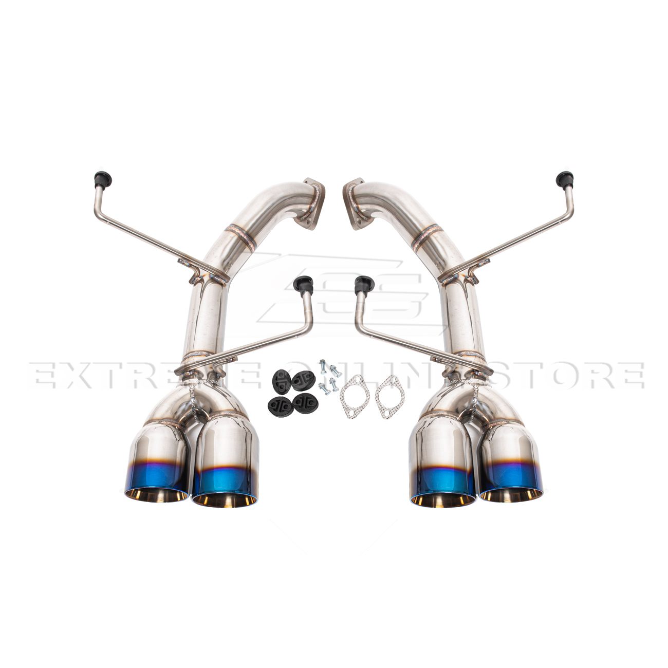 2011-14 Subaru Impreza WRX / STi Muffler Delete Axle Back Quad Exhaust
