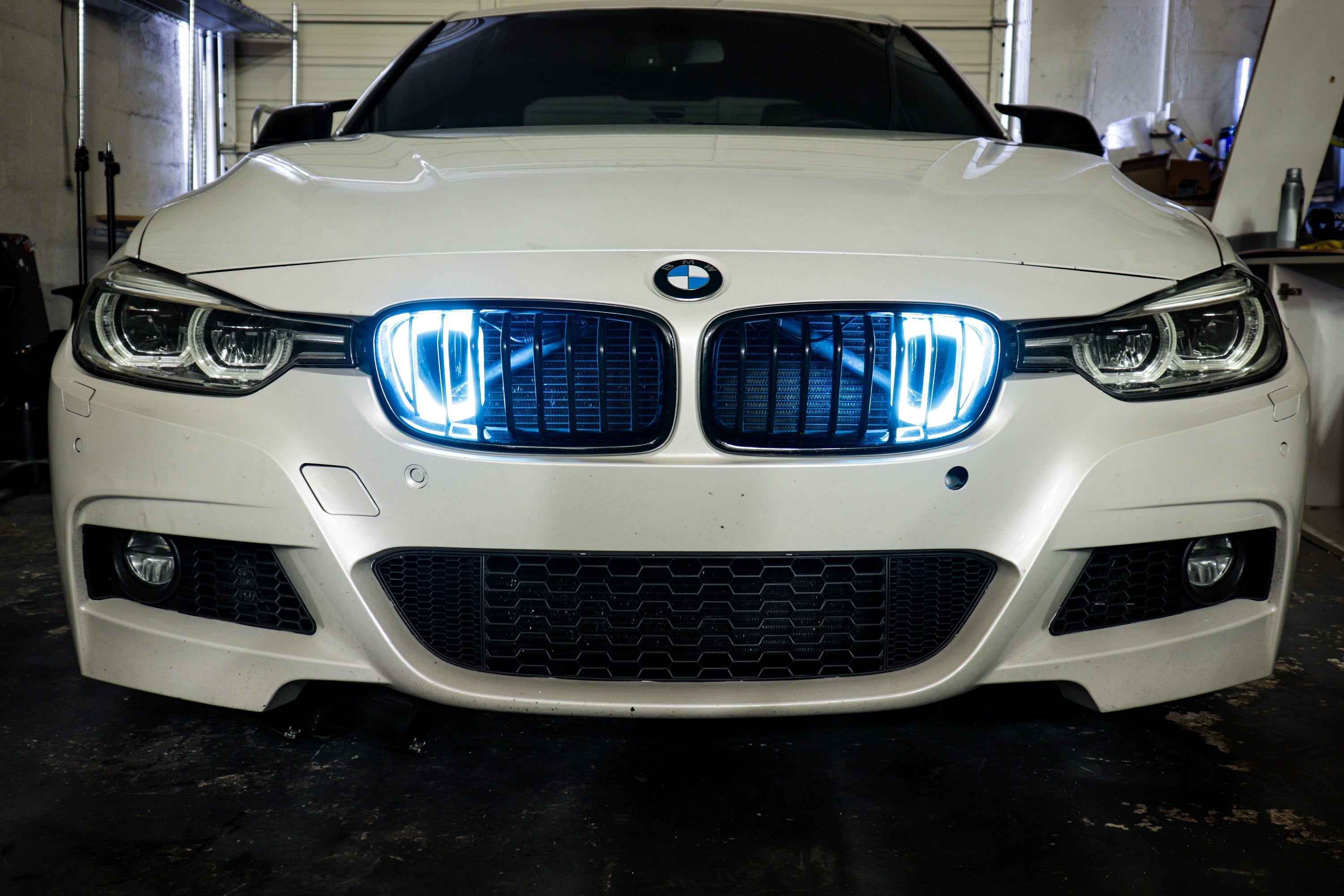 2012-2019 BMW F30 (3-Series) and 2013-2020 BMW F32 (4-Series) Dual BIG MOUTH LIT KIT Ram Air Intake Snorkels-Ram Air Intake-Grocery Getter Performance