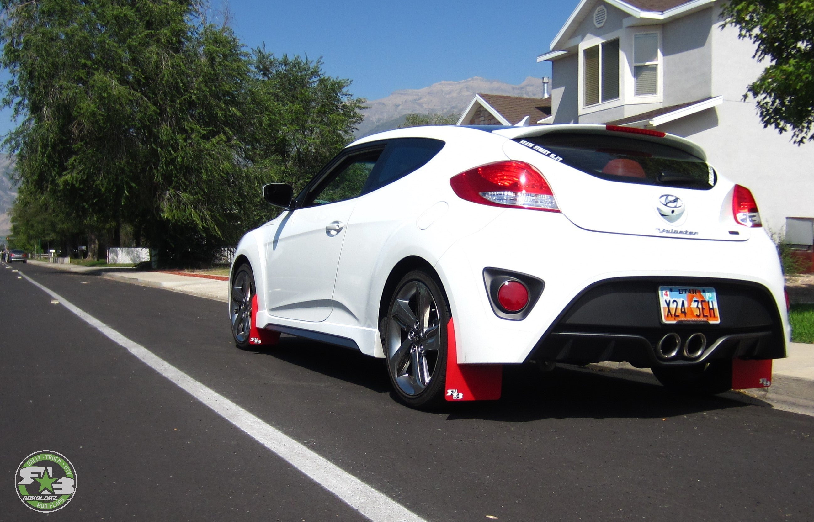 Hyundai Veloster 2012-2018 Rally Mud Flaps