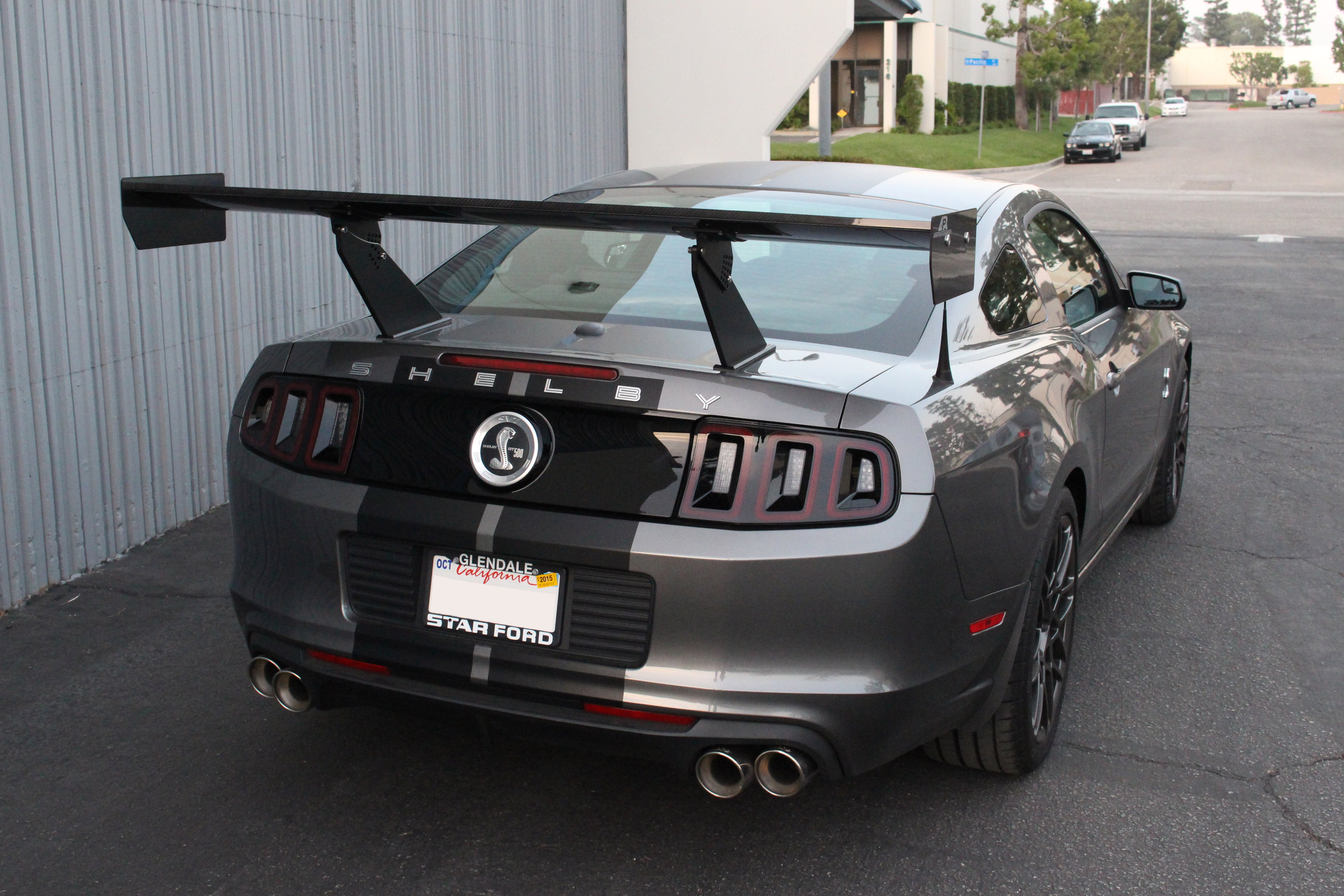 Ford Mustang GT250 Carbon Fiber Adjustable Wing 2010-2014
