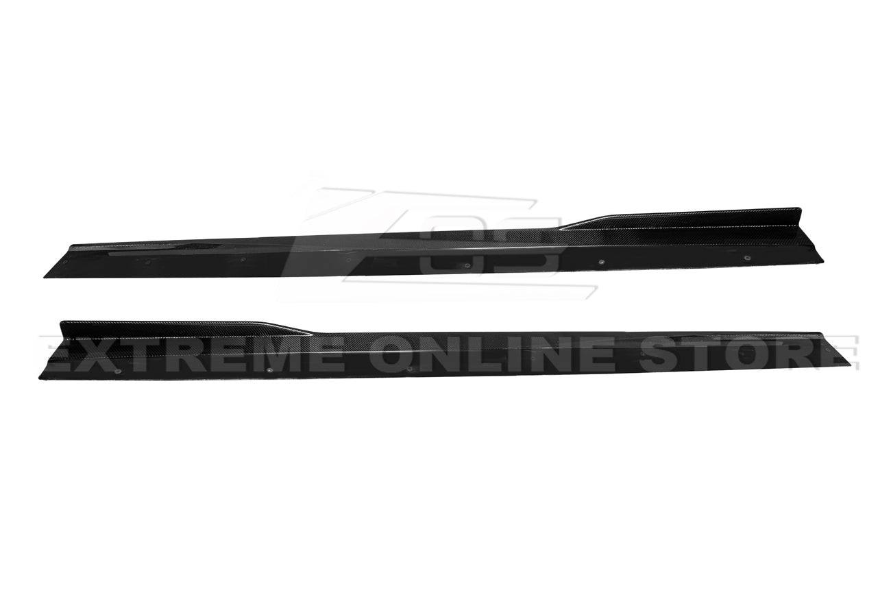 2013-15 Chevrolet SS Carbon Fiber Front Bumper Lip Splitter & Side Skirts