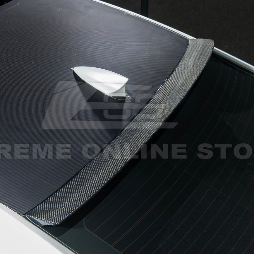 2013-19 Cadillac ATS ATS-V Coupe Carbon Fiber Rear Roof Top Window Spoiler