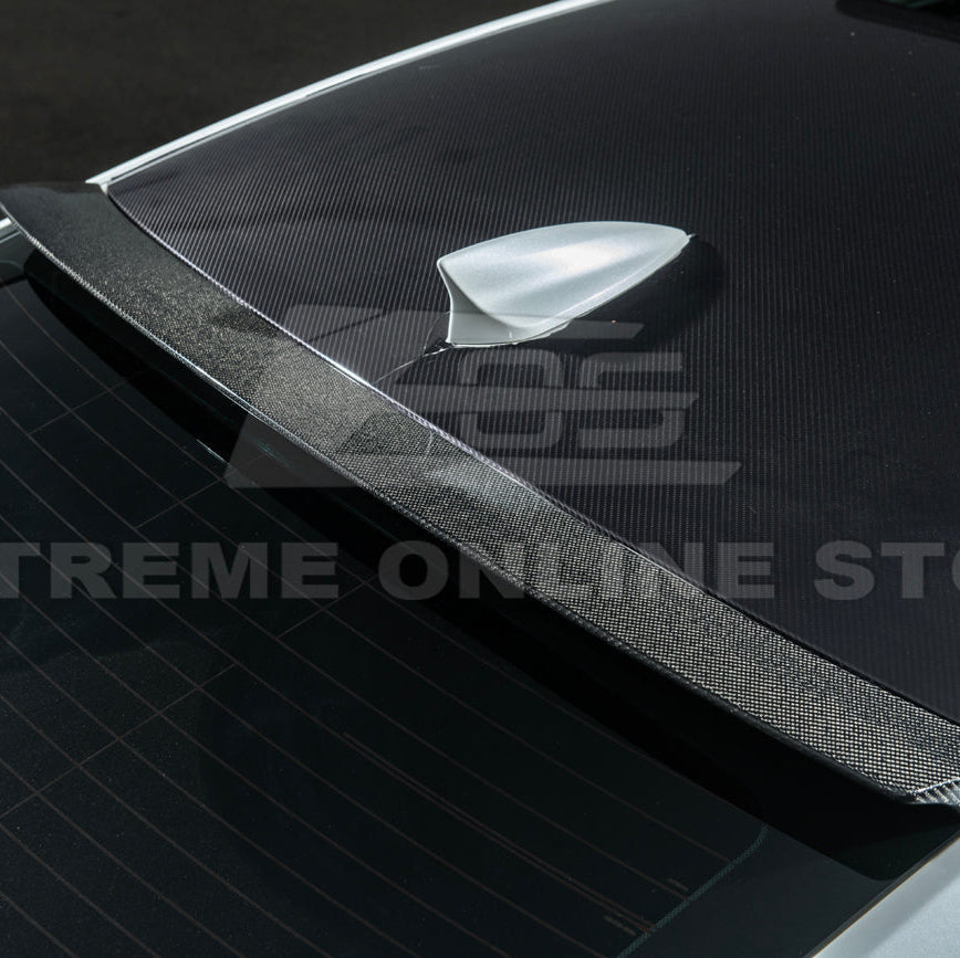 2013-19 Cadillac ATS ATS-V Coupe Carbon Fiber Rear Roof Top Window Spoiler