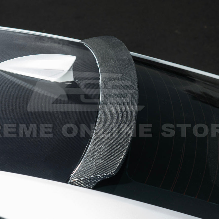 2013-19 Cadillac ATS ATS-V Coupe Carbon Fiber Rear Roof Top Window Spoiler