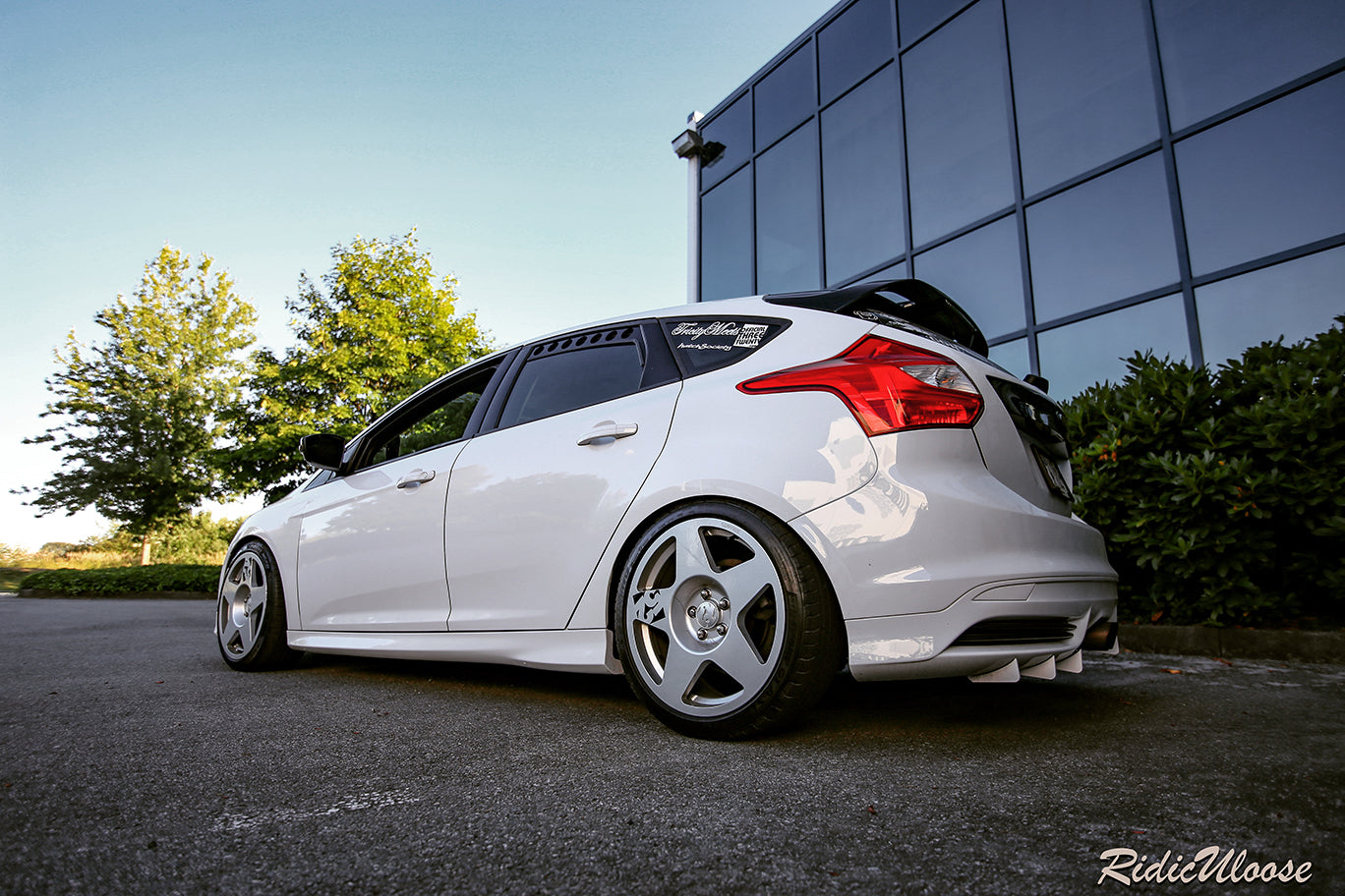 2013-2018 Ford Focus ST Diffuser Fins (6-Pack)-Diffuser Fins-Grocery Getter Performance