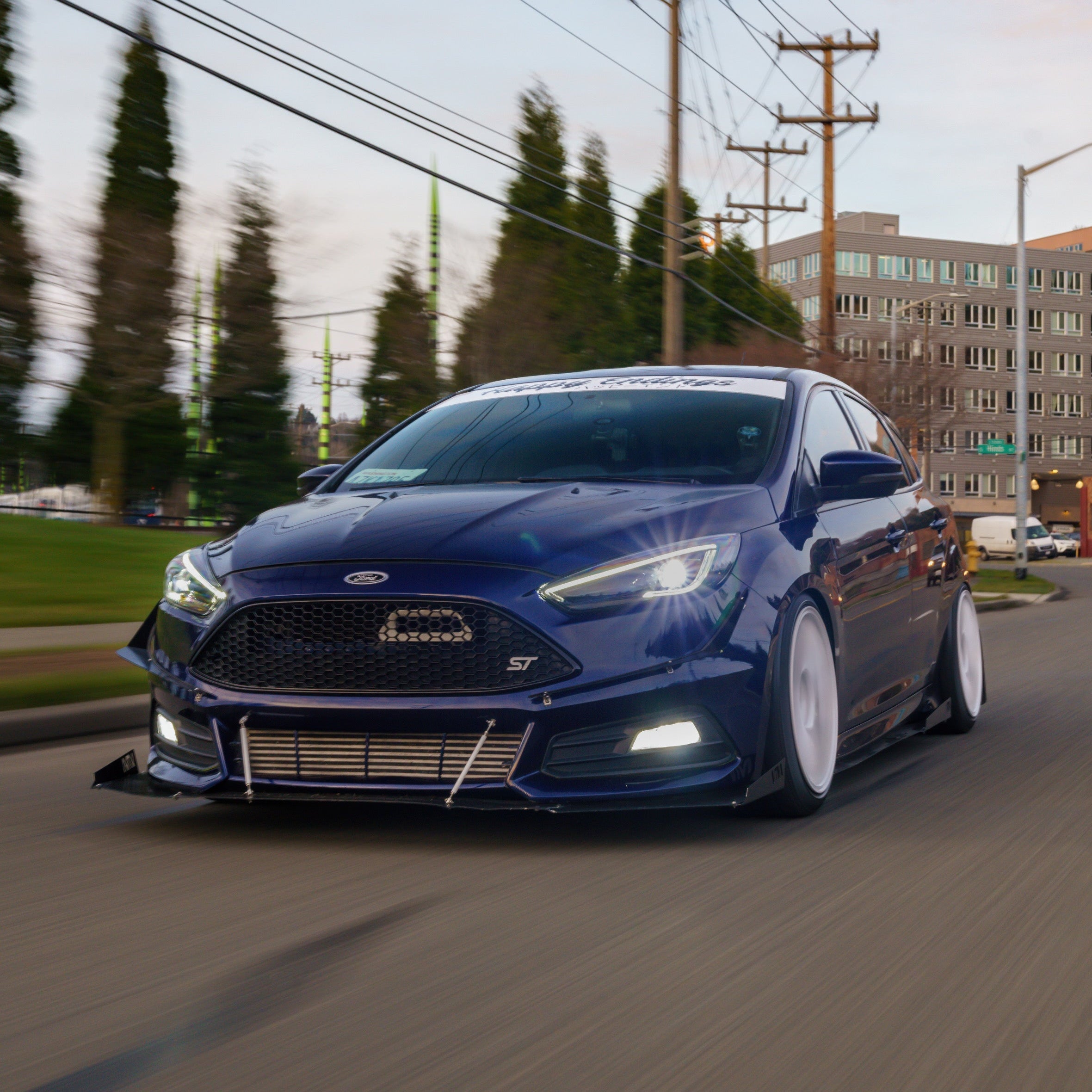 2013-2018 Ford Focus ST/SE/ST-Line BIG MOUTH Ram Air Intake Snorkel-Ram Air Intake-Grocery Getter Performance