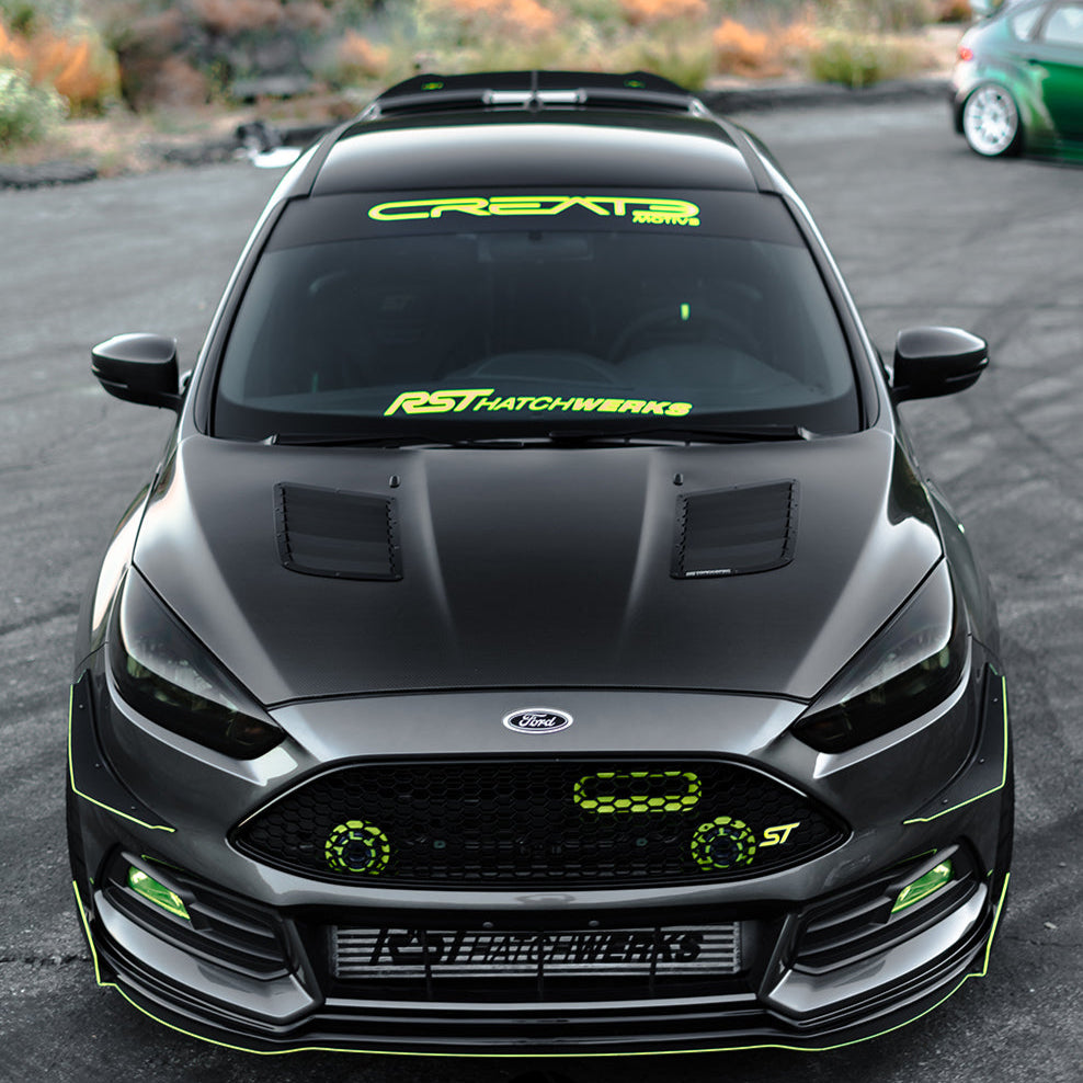 2013-2018 Ford Focus ST/SE/ST-Line BIG MOUTH Ram Air Intake Snorkel-Ram Air Intake-Grocery Getter Performance
