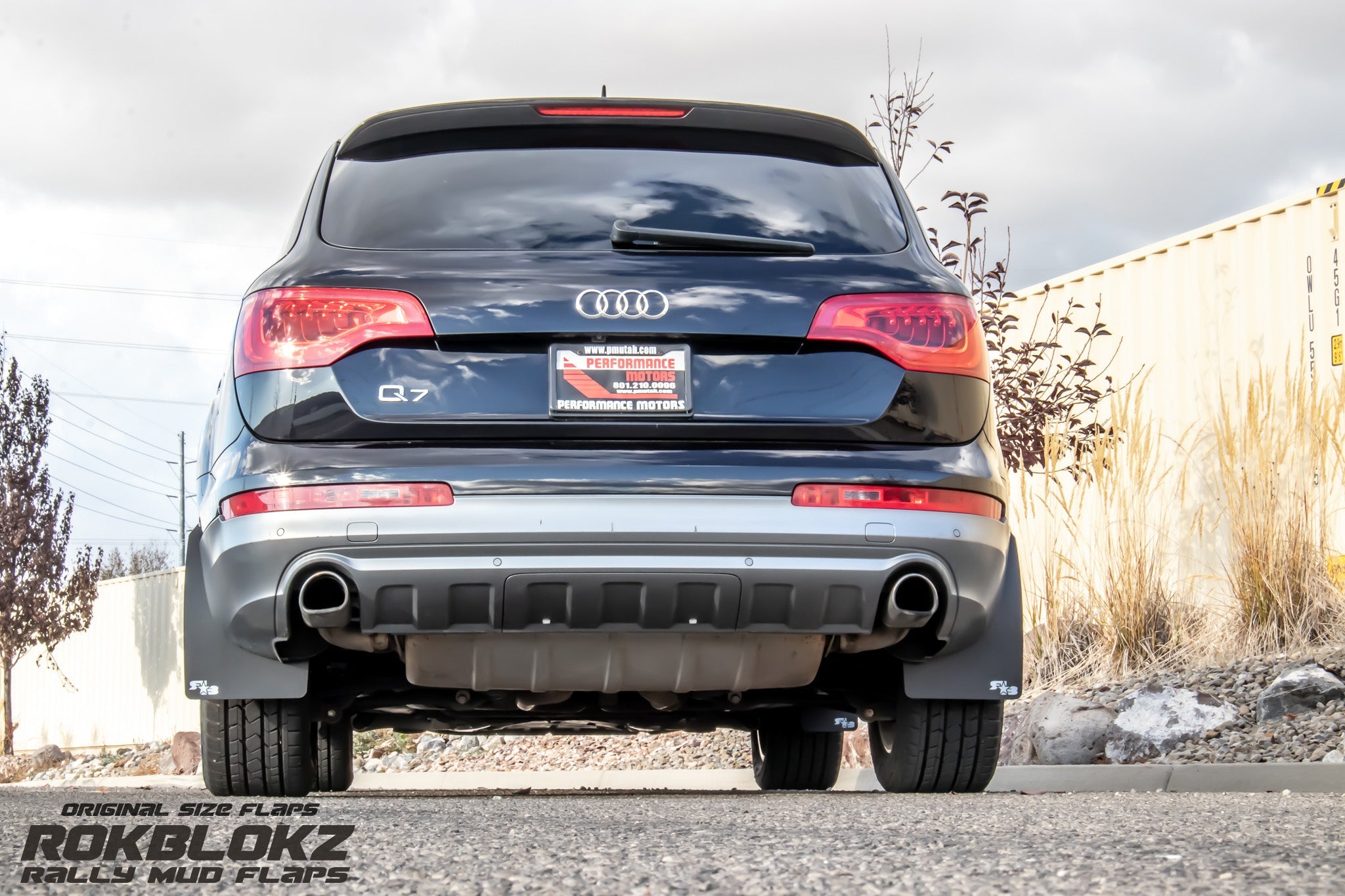 Audi Q7 SUV 2010-2015 Rally Mud Flaps