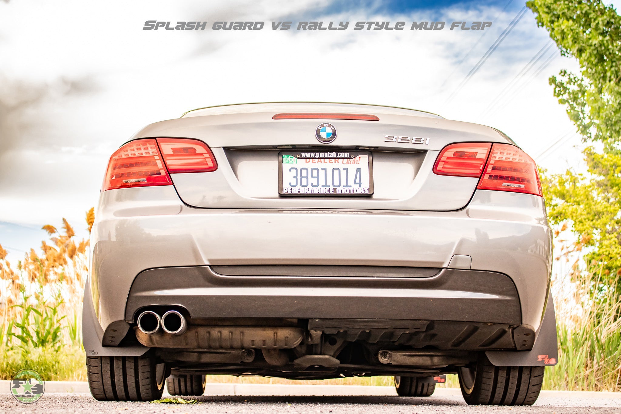 BMW 328i 2007-2013 Splash Guards