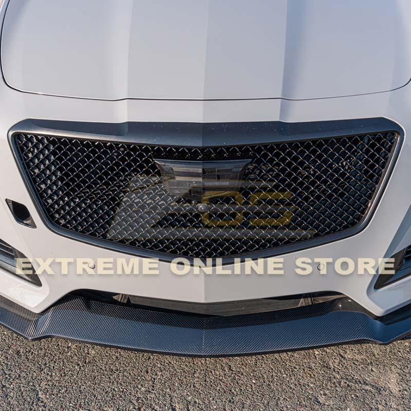 2014-19 Cadillac CTS Carbon Fiber Front Splitter & Side Skirts