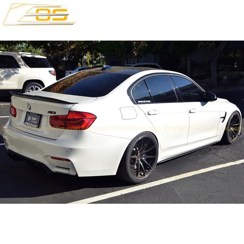 2014-20 BMW F80 M3 Carbon Fiber Front Splitter & Side Skirts