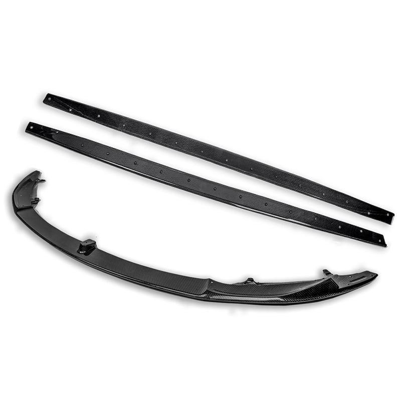2014-20 BMW F80 M3 Carbon Fiber Front Splitter & Side Skirts