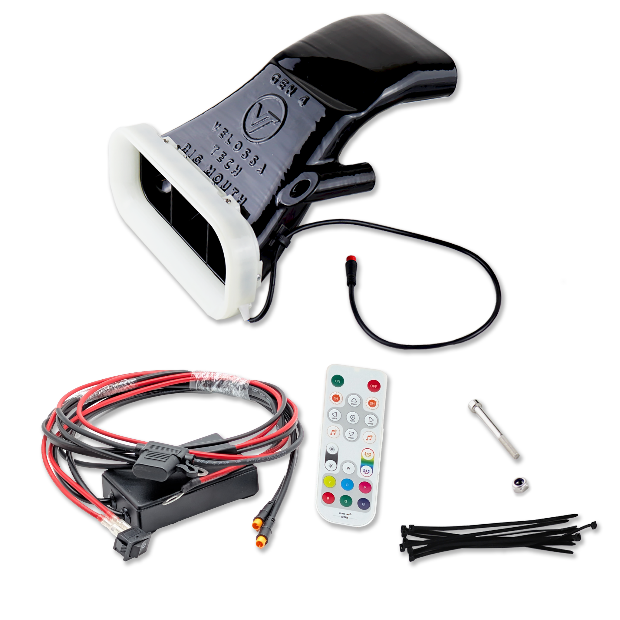 2014-2019 Ford Fiesta ST (2018-2019 MK7/MK7.5 Only) BIG MOUTH LIT KIT Ram Air Intake Snorkel-Ram Air Intake-Grocery Getter Performance