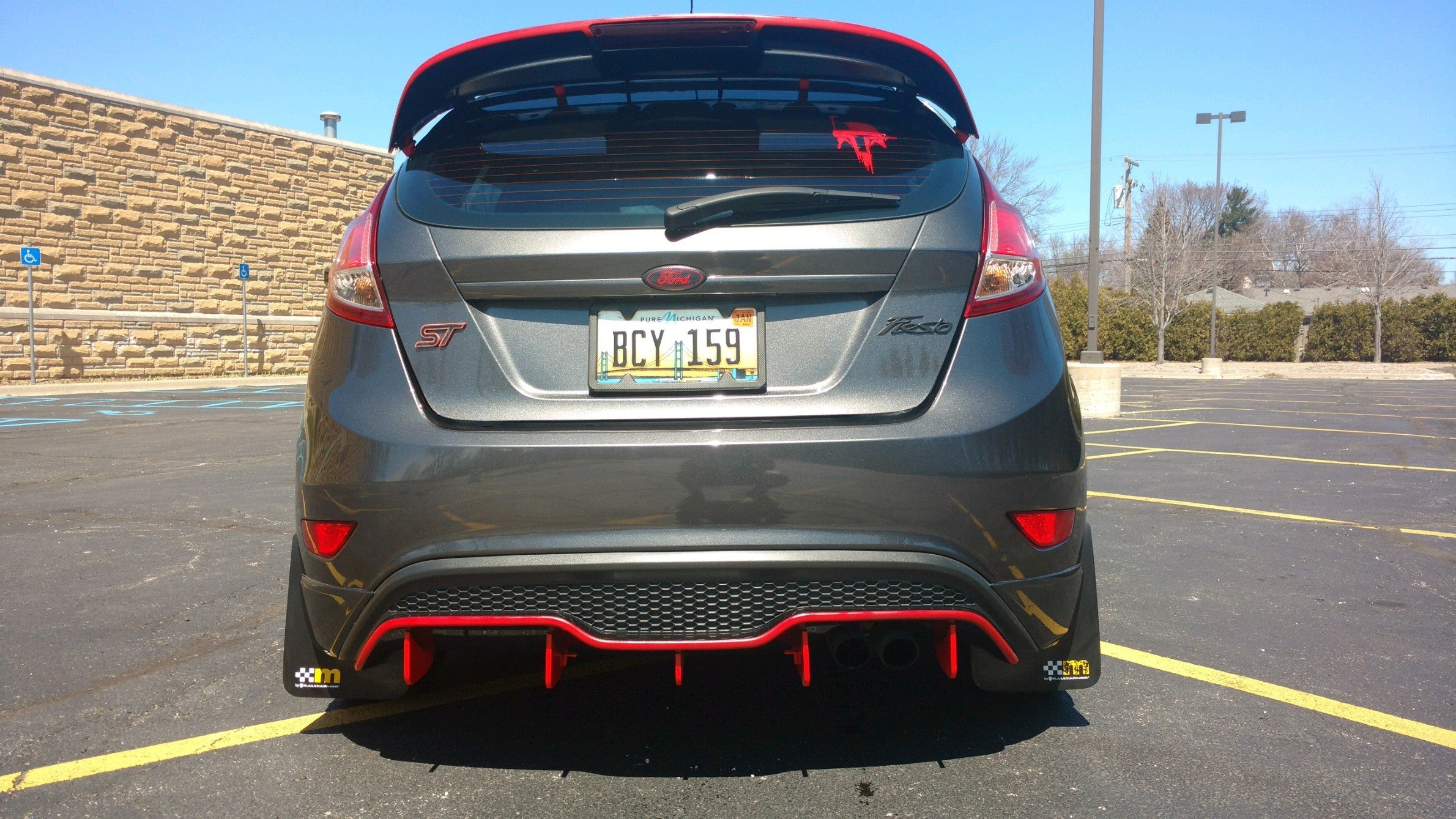 2014-2019 Ford Fiesta ST (2018-2019 MK7/MK7.5 Only) Diffuser Fins (5-Pack)-Diffuser Fins-Grocery Getter Performance
