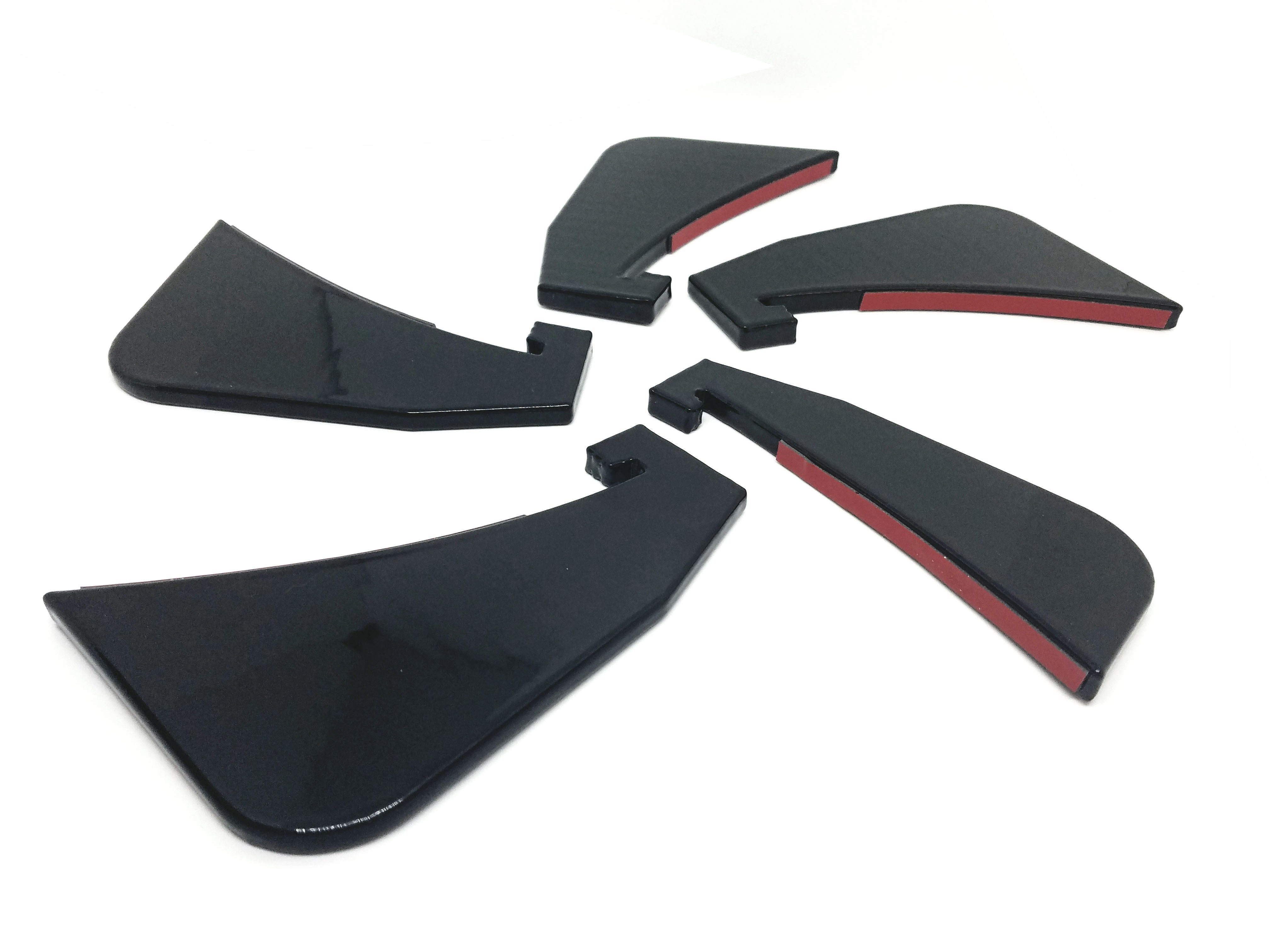 2014-2019 Ford Fiesta ST (2018-2019 MK7/MK7.5 Only) Diffuser Fins (5-Pack)-Diffuser Fins-Grocery Getter Performance