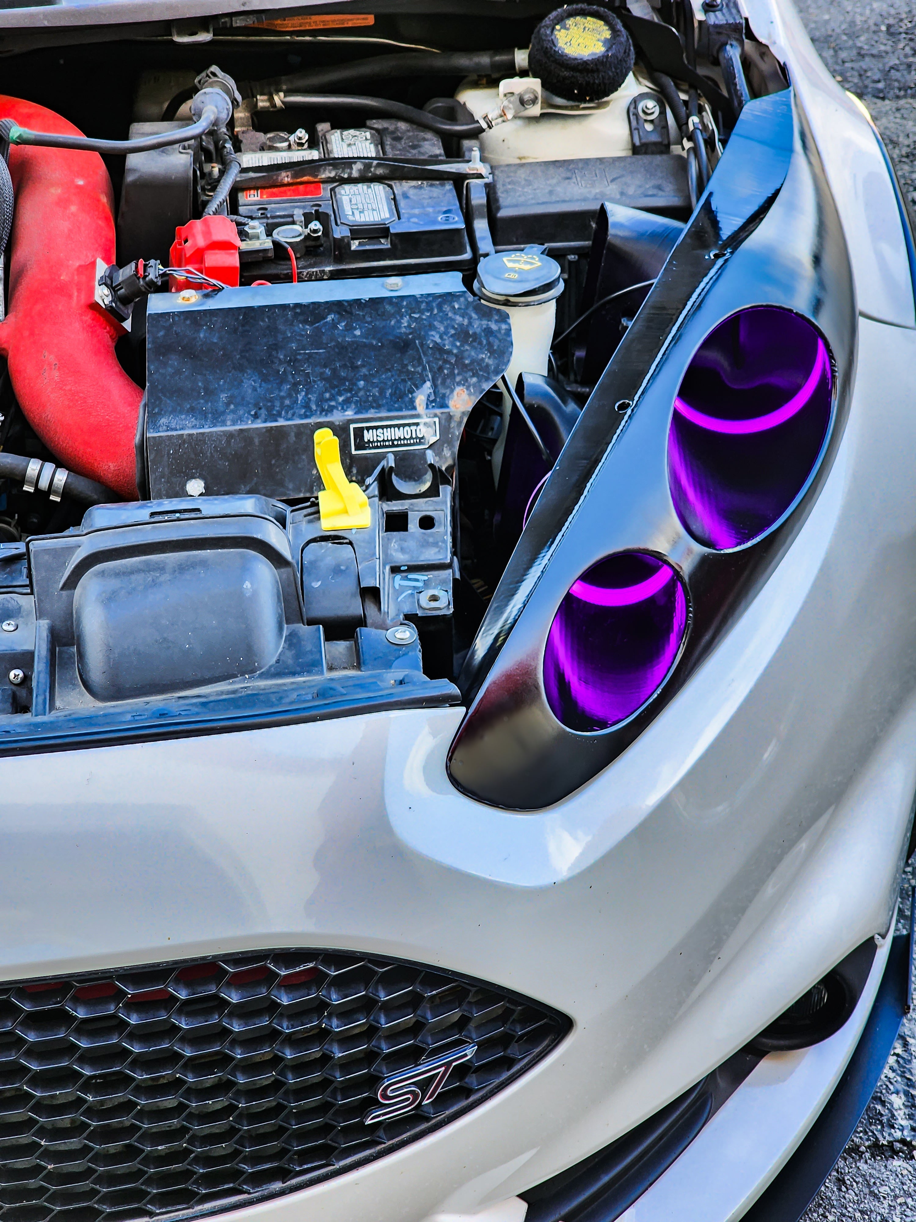 2014-2019 Ford Fiesta ST (MK7/MK7.5) Headlight Ram Air Intake-Ram Air Intake-Grocery Getter Performance