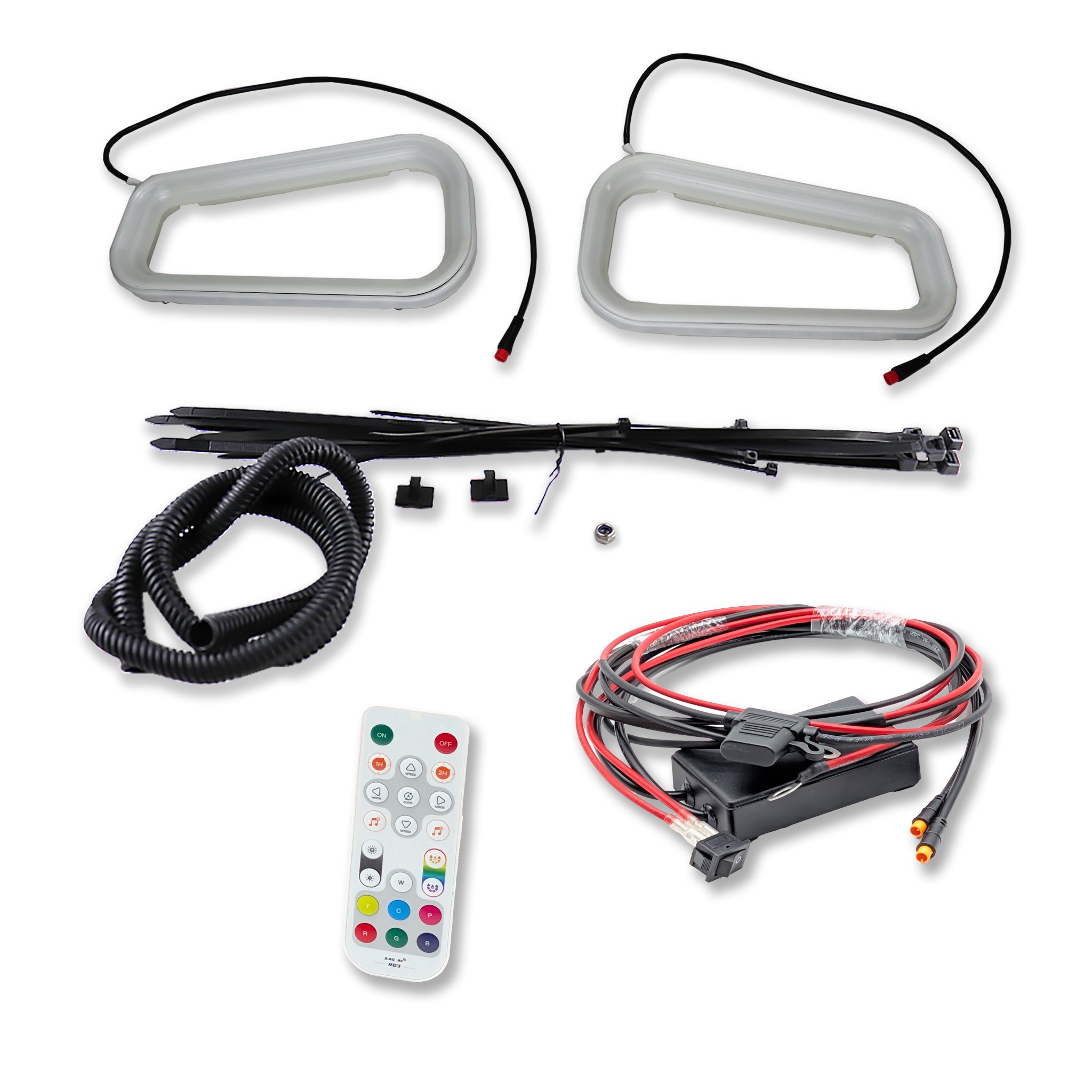 2014-2024 Infiniti Q50/Q60/Red Sport BIG MOUTH LIT KIT | LIT Flares and Controller Only-Ram Air Intake-Grocery Getter Performance