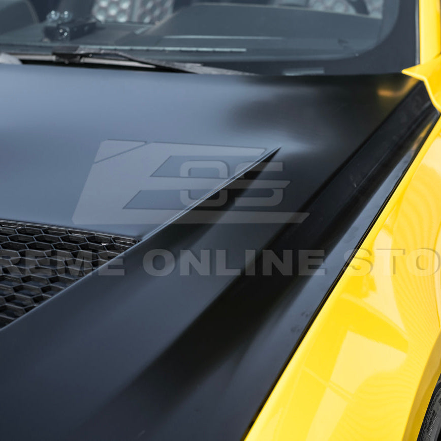 2015-17 Ford Mustang | S650 GTD Style Aluminum Front Hood Vented Cover