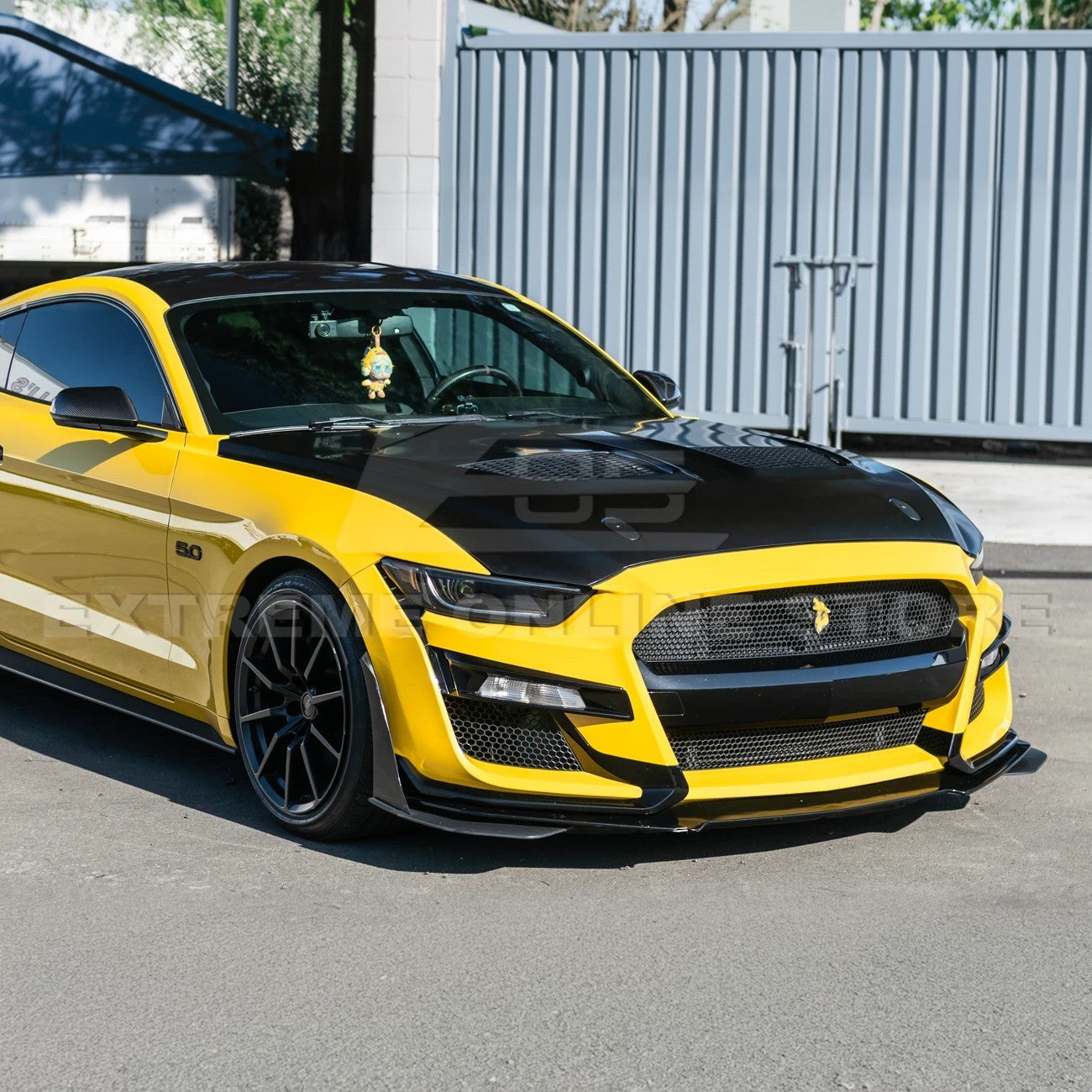2015-17 Ford Mustang | S650 GTD Style Aluminum Front Hood Vented Cover