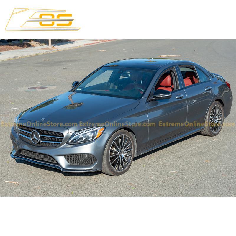 2015-18 Mercedes-Benz C-Class W205 AMG Carbon Fiber Front Splitter Lip