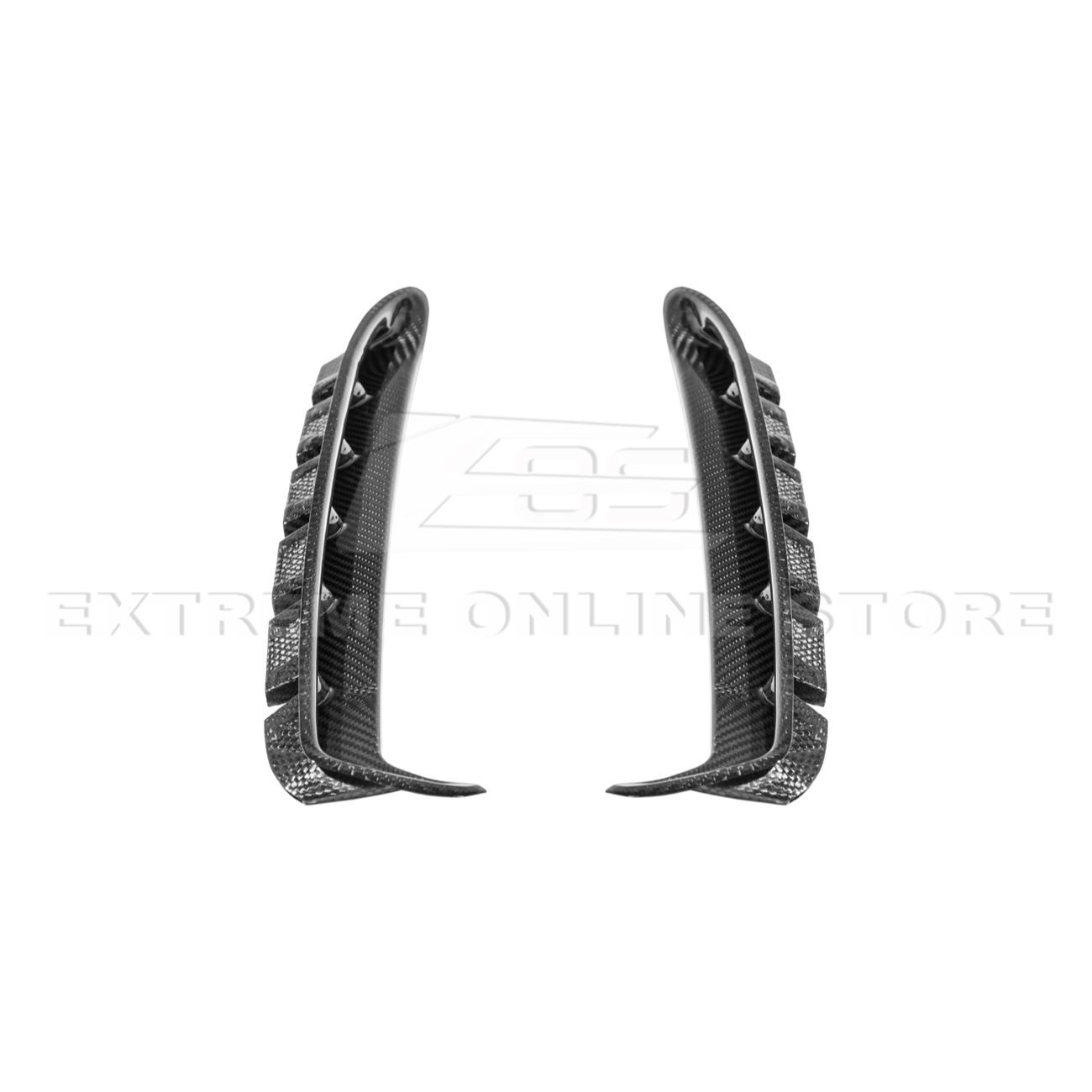 2015-20 Ford Mustang DRY Carbon Fiber Front Side Fender Vent Cover
