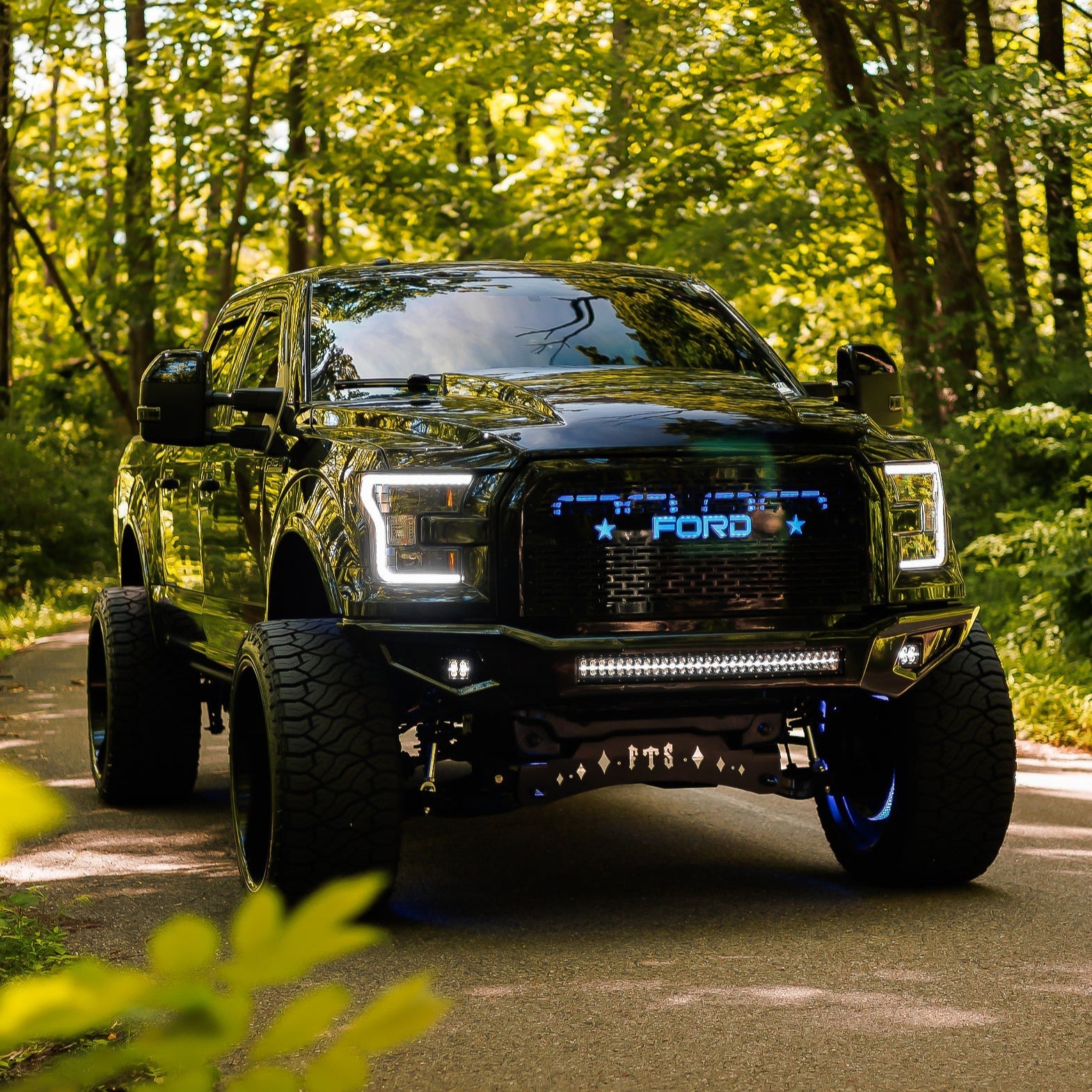 2015-2017 Ford F-150 and 2017-2020 Ford F-150 Raptor Quad BIG MOUTH LIT KIT Ram Air Intake Snorkels-Ram Air Intake-Grocery Getter Performance
