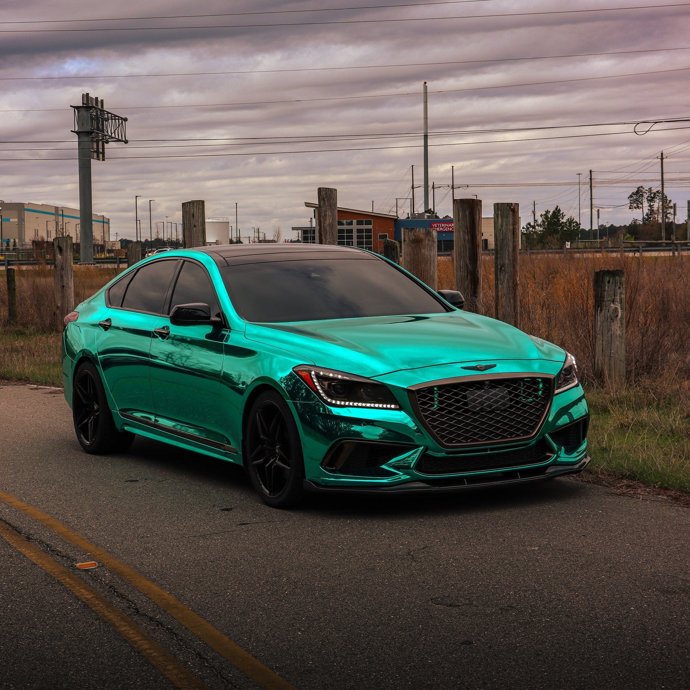 2015-2020 Genesis G80 3.3T/5.0 Dual BIG MOUTH LIT KIT Ram Air Intake Snorkels-Ram Air Intake-Grocery Getter Performance