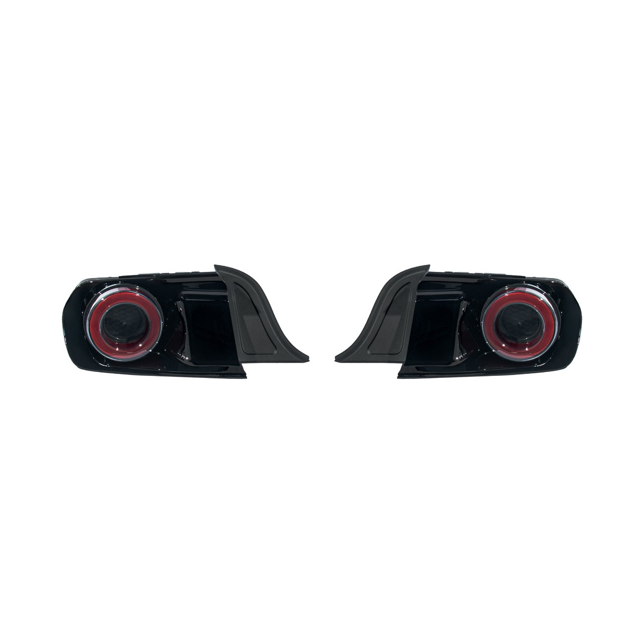 2015-2023 Ford Mustang Ferrari Style LED Red Lens Sequential Rear Taillights
