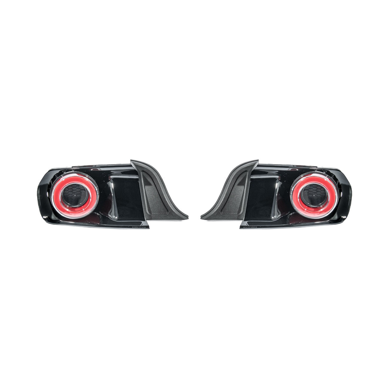 2015-2023 Ford Mustang Ferrari Style LED Red Lens Sequential Rear Taillights