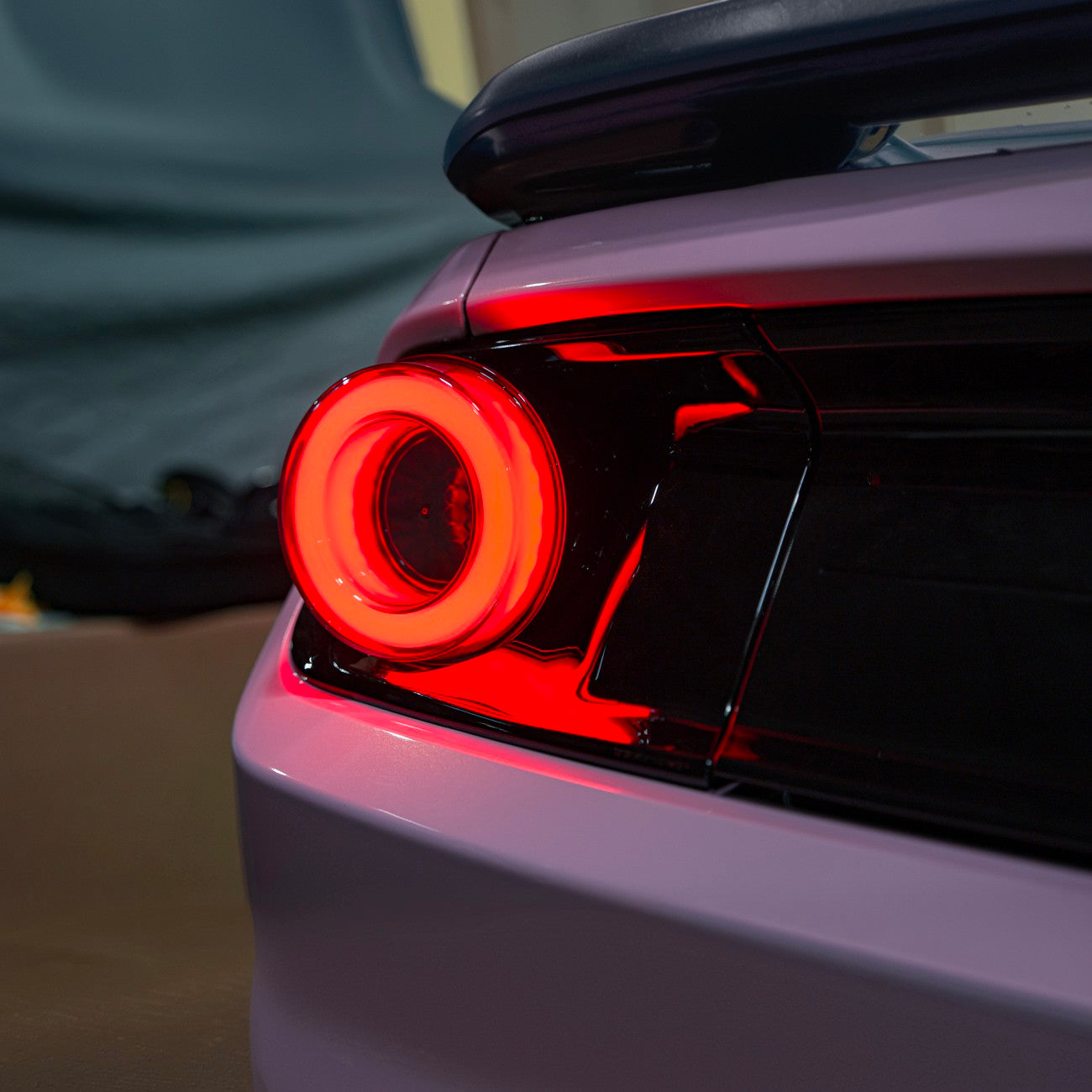 2015-2023 Ford Mustang Ferrari Style LED Red Lens Sequential Rear Taillights