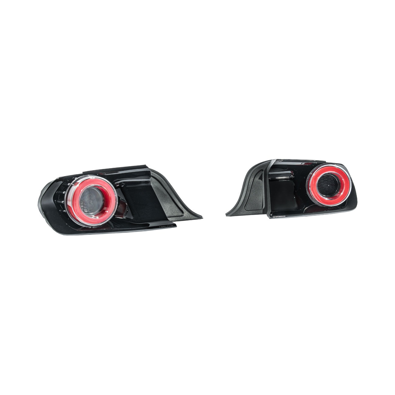 2015-2023 Ford Mustang Ferrari Style LED Red Lens Sequential Rear Taillights