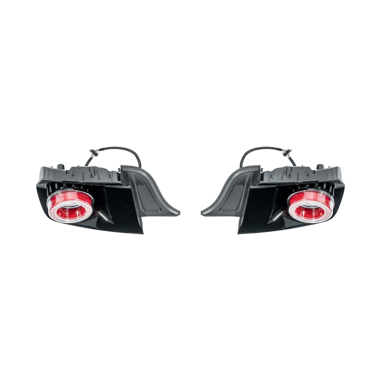2015-2023 Ford Mustang Ferrari Style LED Red Lens Sequential Rear Taillights