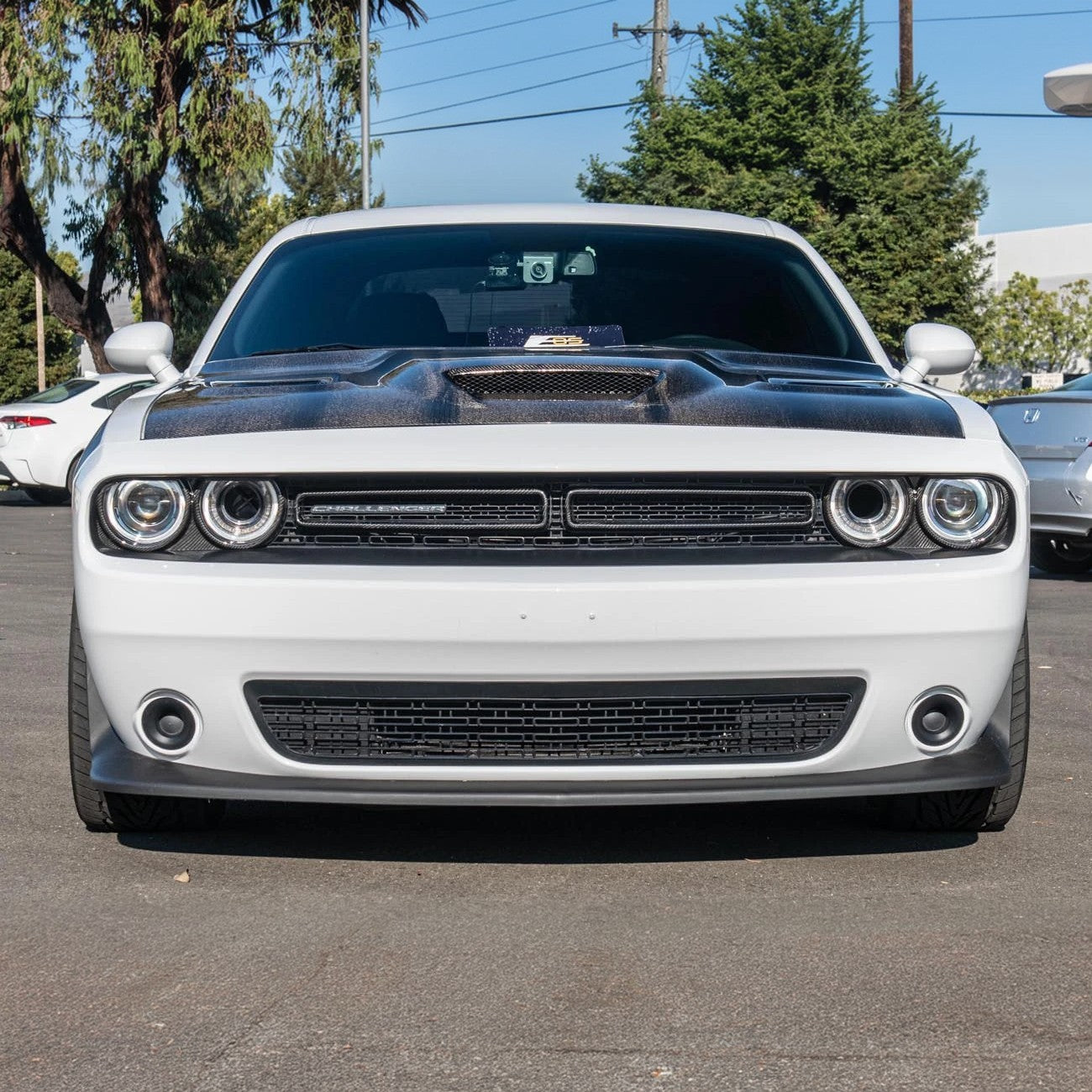 2015-23 Dodge Challenger Front Bumper Grille Trim Insert Overlay