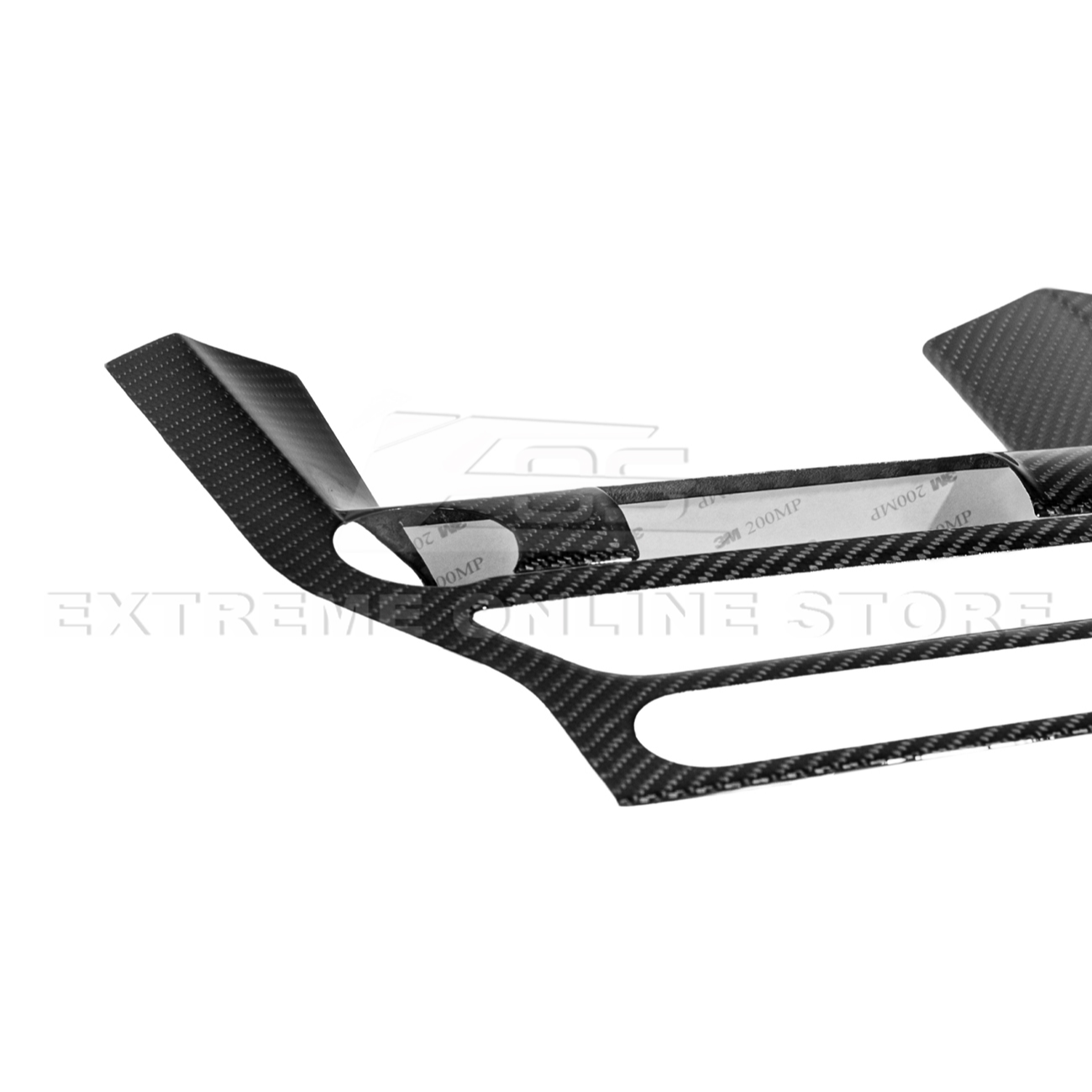 2015-23 Ford Mustang DRY CARBON FIBER Center Console Control Panel Cover