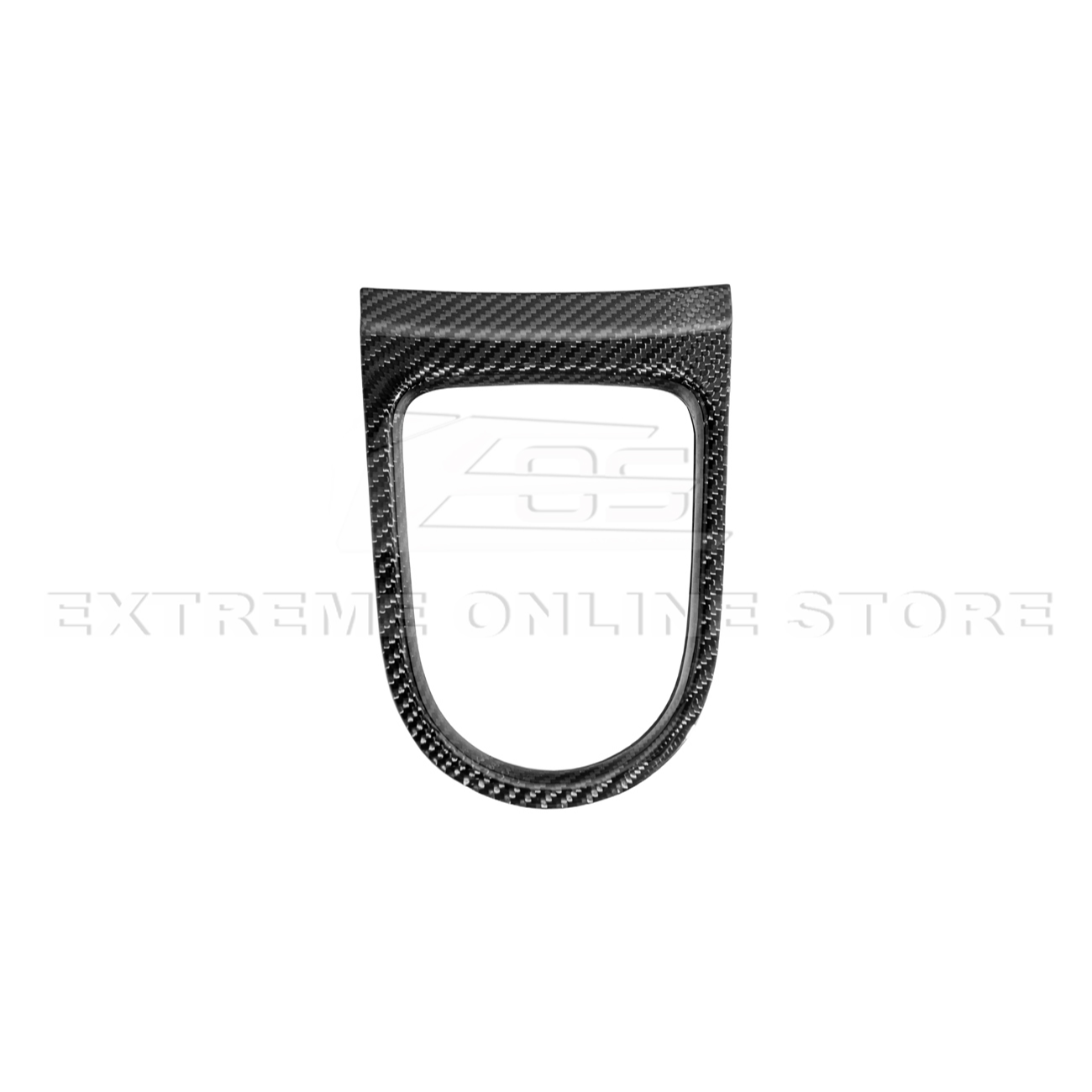2015-23 Ford Mustang DRY CARBON FIBER Center Gear Shift Panel Trim Cover