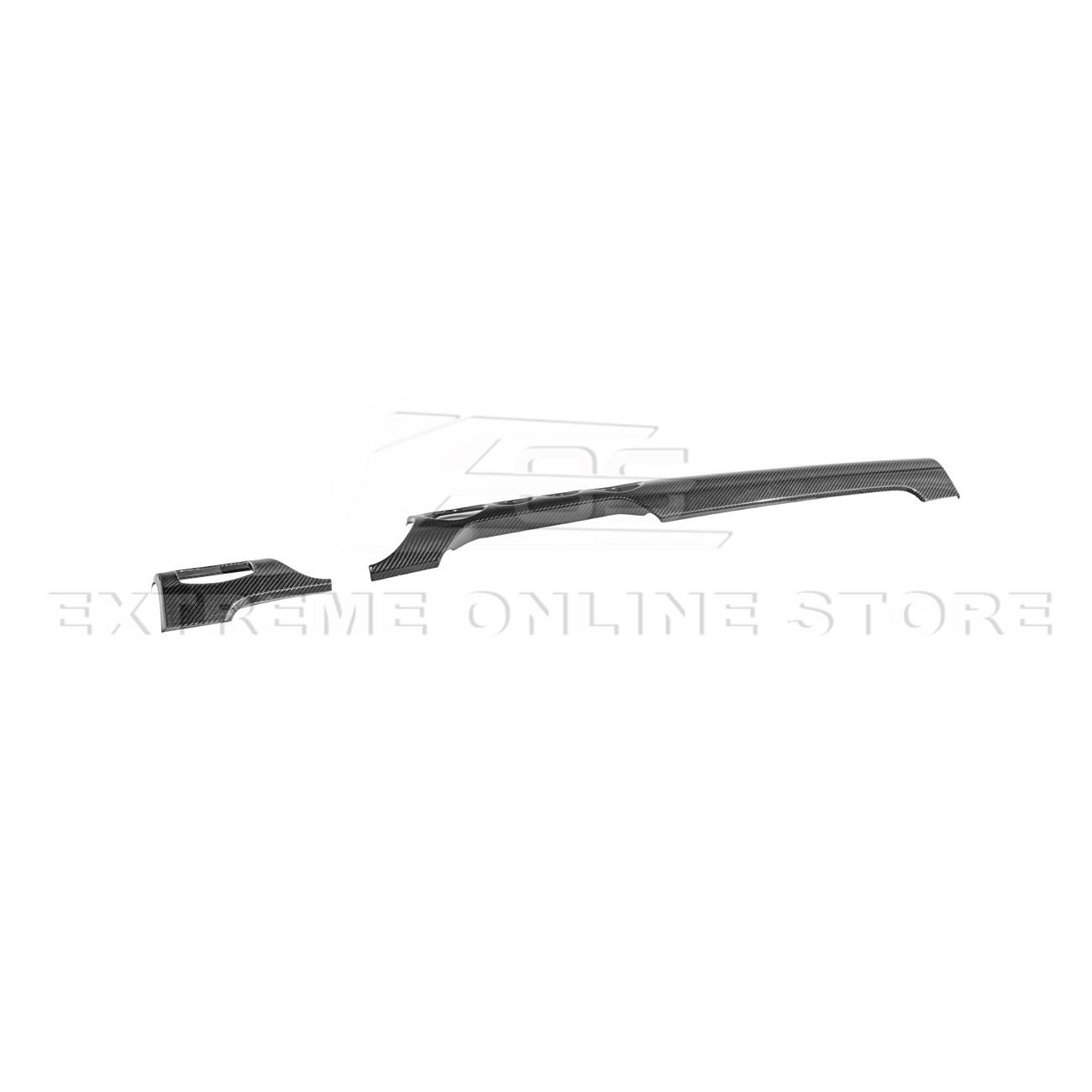 2015-23 Ford Mustang DRY CARBON FIBER Instrument Dashboard Panel Trim