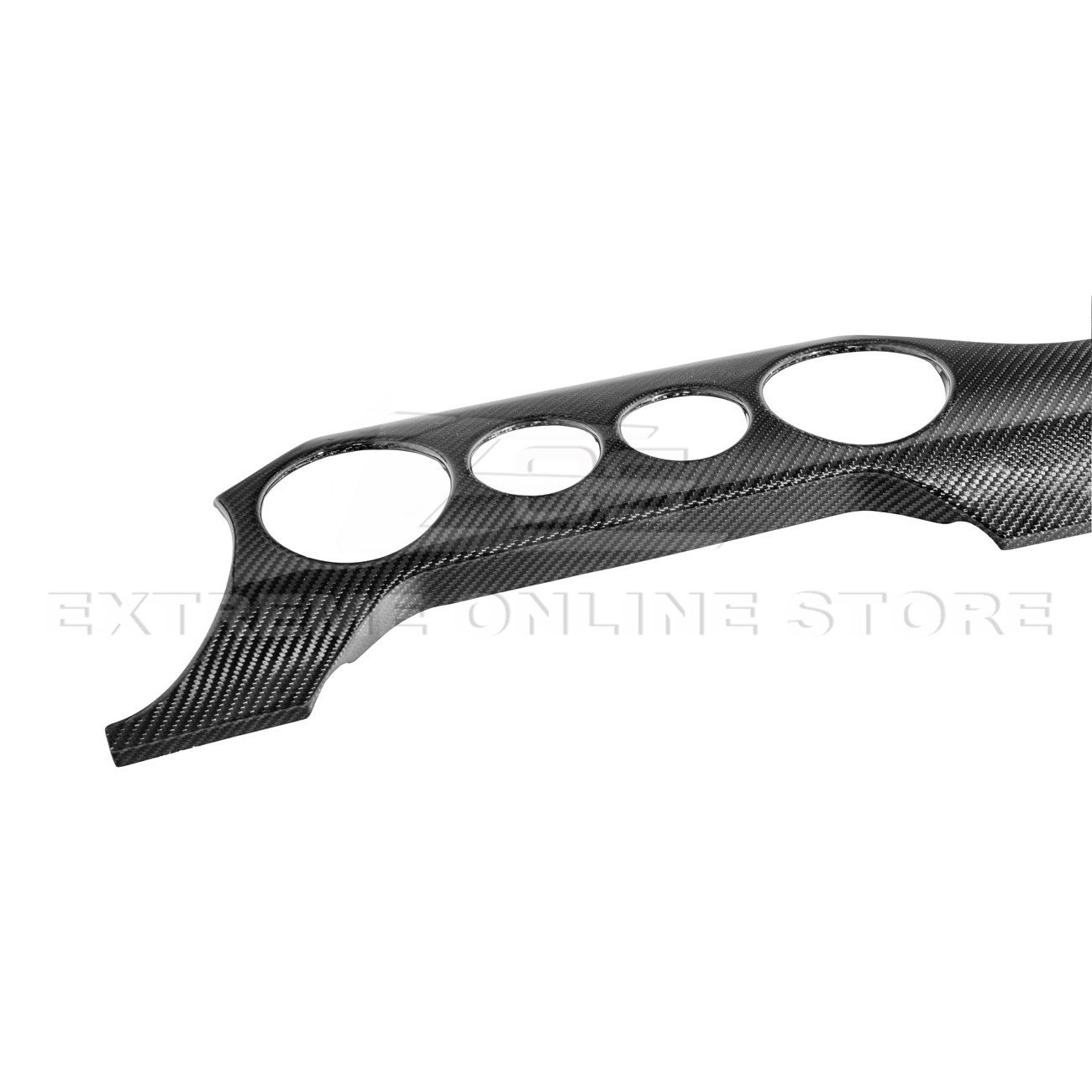 2015-23 Ford Mustang DRY CARBON FIBER Instrument Dashboard Panel Trim