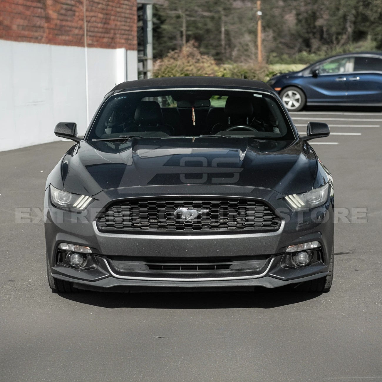 2015-23 Ford Mustang DRY CARBON FIBER Overlay Mirror Cap Cover Pair