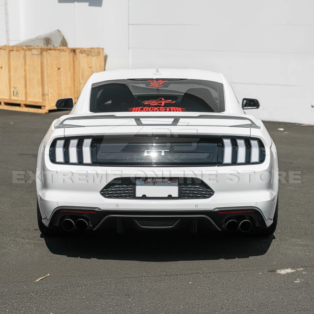2015-23 Ford Mustang Rear License Plate Frame Trim Cover