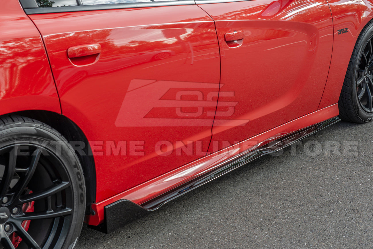 2015-Up Dodge Charger SRT Performance Front Splitter & Rocker Panel