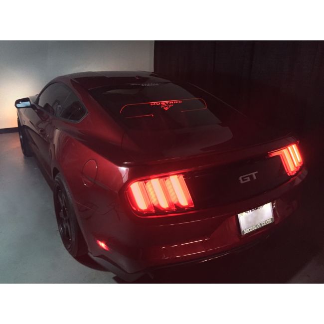 2015-Up Ford Mustang Coupe WindRestrictor® Rear Add On Glow Plate