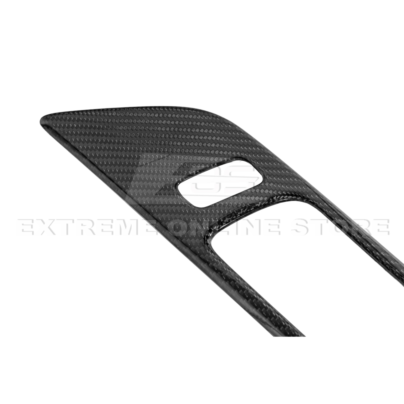 2015-Up Ford Mustang DRY CARBON FIBER Door Handle Panel Cover
