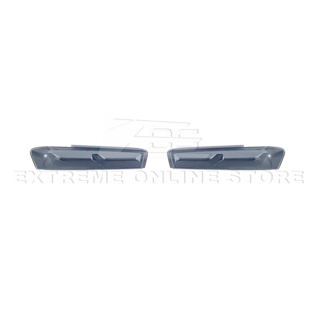 2016-18 Chevrolet Camaro SMOKE TINTED Rear Tail Light Trim Bezel Cover Pair