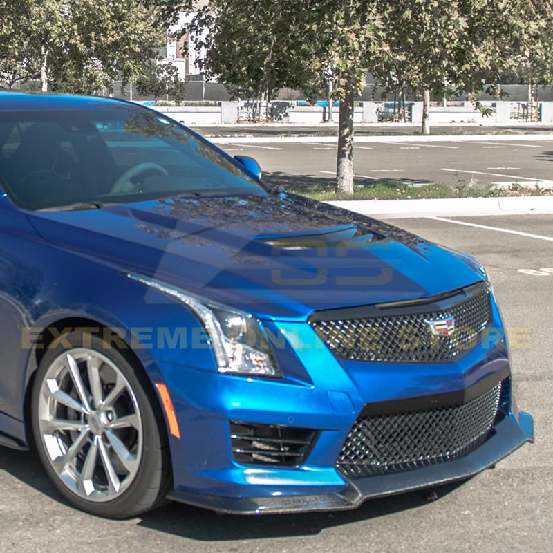 2016-19 Cadillac ATS-V Carbon Fiber Front Splitter & Side Skirts