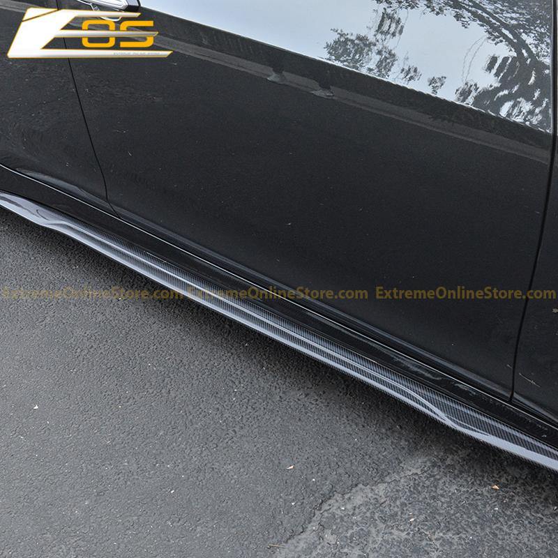 2016-19 Cadillac CTS-V Carbon Fiber Side Skirts Rocker Panels