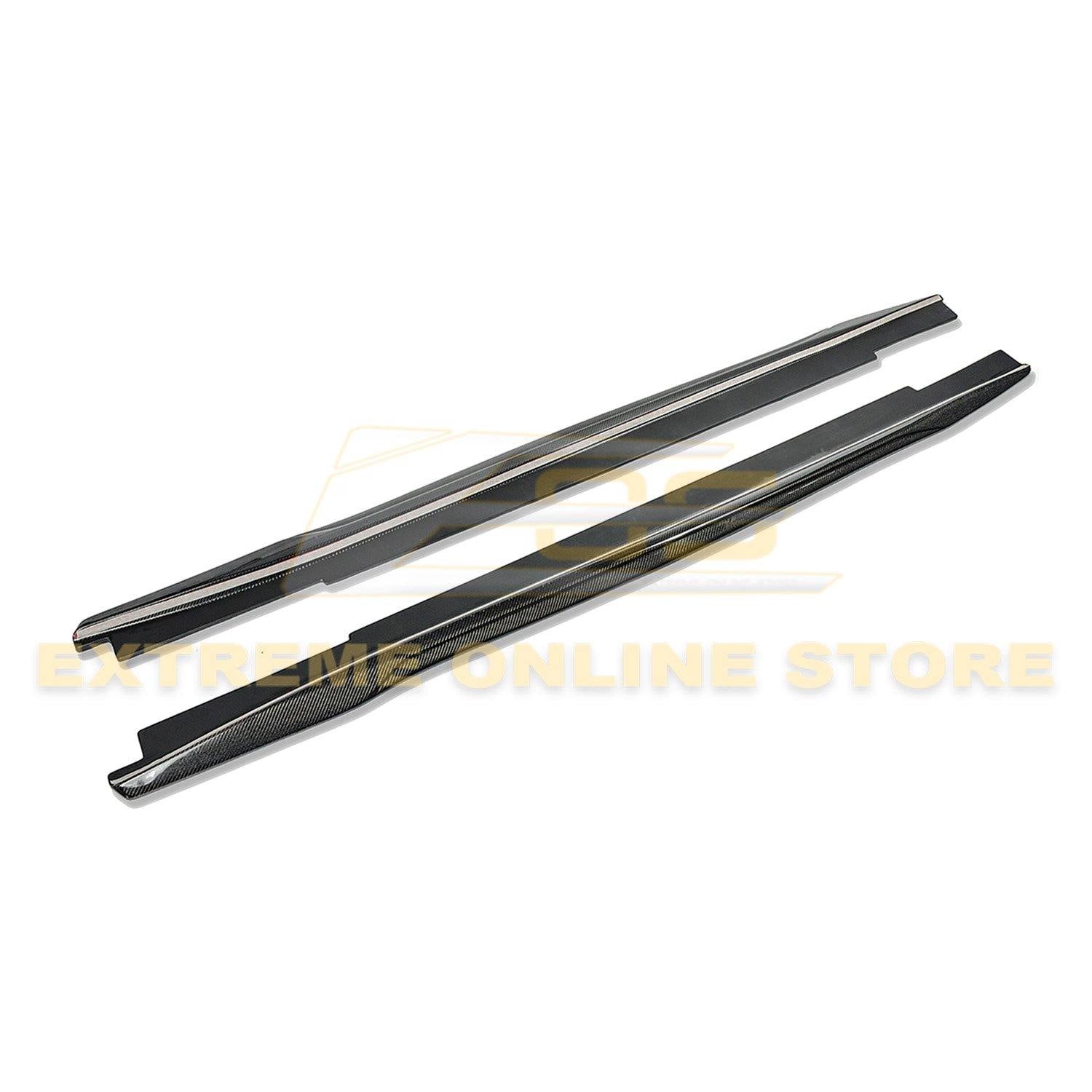 2016-19 Cadillac CTS-V Carbon Fiber Side Skirts Rocker Panels