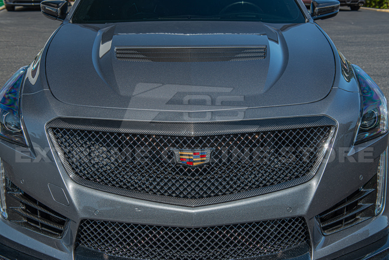 2016-19 Cadillac CTS-V DRy Carbon Fiber Front Grille Insert